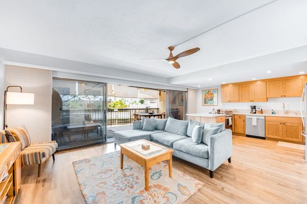 Bright Open-Concept Living Space