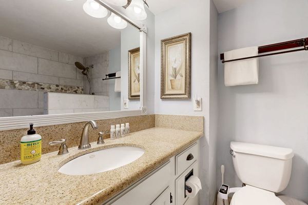 Single vanity bathroom