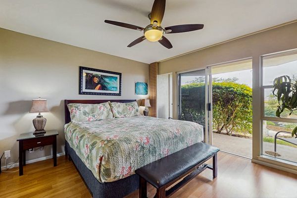 Peaceful primary bedroom with a king-size bed.