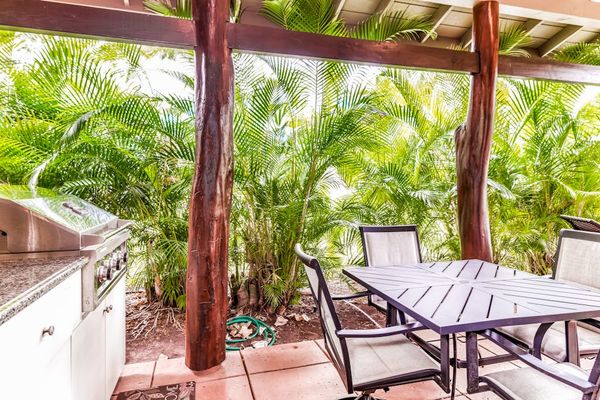 Private Patio Nestled In Tropical Paradise