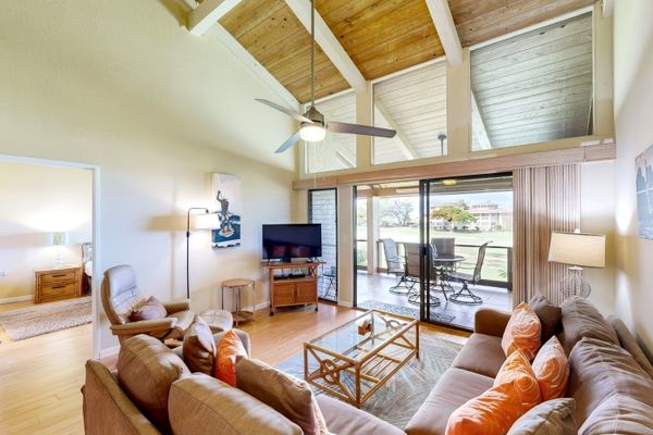 Vaulted Great Room Filled With Natural Light