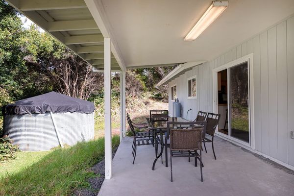 Covered Lanai For Morning Coffee And Dining