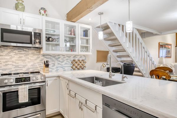 Modern kitchen with generous workspace