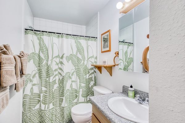 Clean Full Bathroom With Shower And Tub