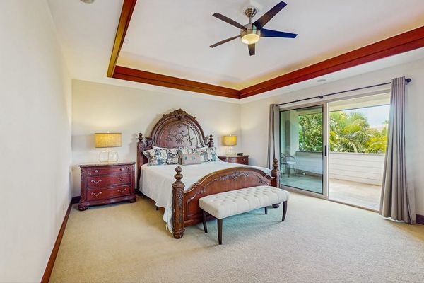 Spacious master bedroom with king bed and your own private lanai.