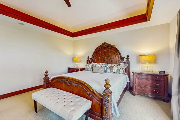 Spacious master bedroom with king bed and your own private lanai.