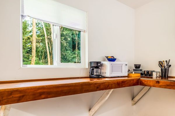 Sunny Kitchenette With Coffee Station