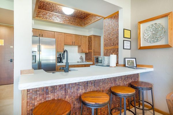 Stylish Kitchen With Convenient Breakfast Bar