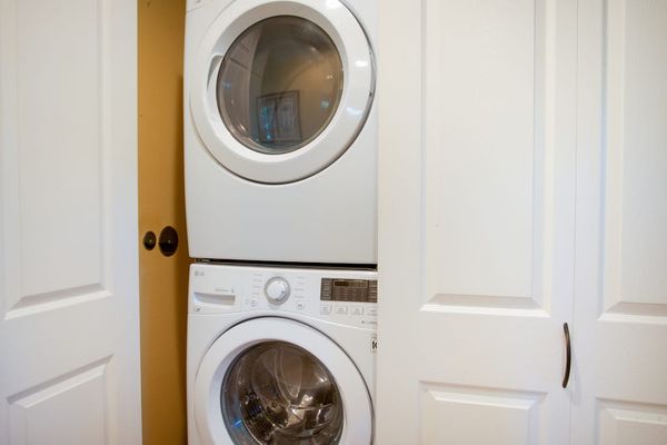 In-unit washer and dryer for added convenience