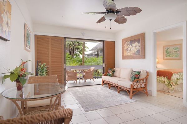 Relaxing Living Room With Lanai Access
