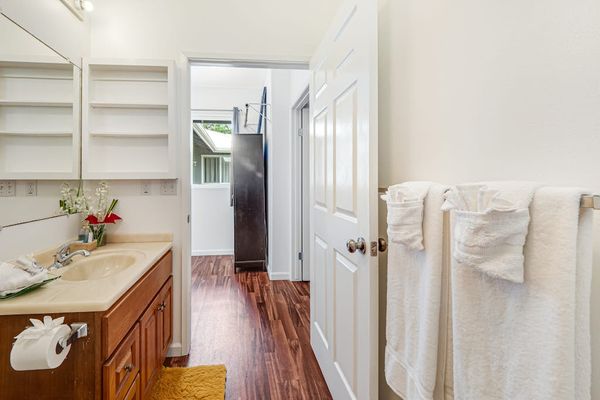 Full bathroom with walk-in shower