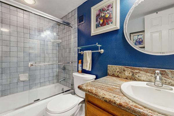 Stylish Bathroom With Tub And Shower