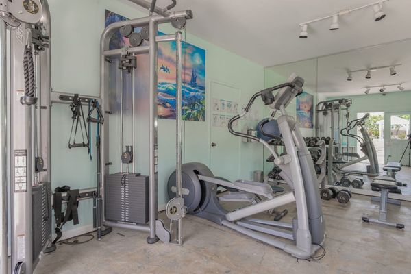 Fitness center to keep up your routine