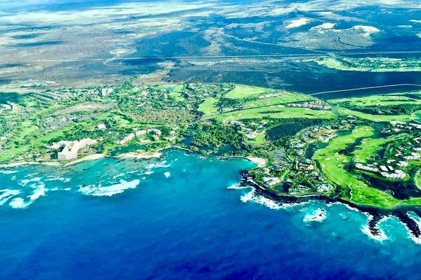 Aerial View Of Paradise Coastline