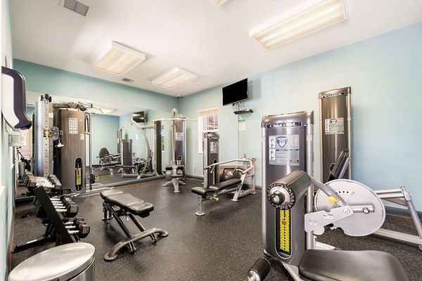 On-Site Gym Equipped For Full-Body Workouts