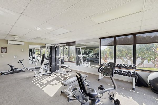 Stay active with the community fitness center.