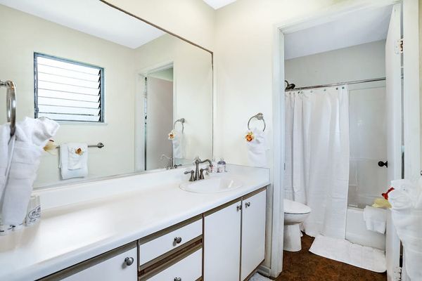 Fresh Bathroom With Double Vanity