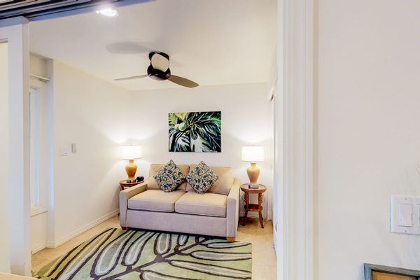 Inviting living room with easy access to outdoor spaces
