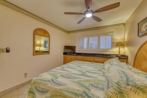 Spacious Bedroom With Plantation Shutters