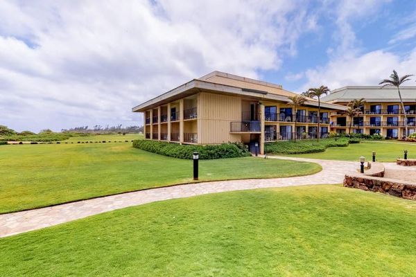 Open Resort Grounds With Scenic Garden Paths