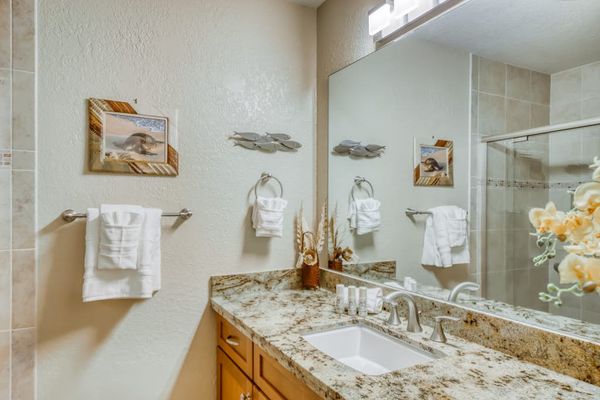 Modern Guest Bathroom with Everyday Essentials