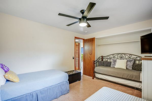 Sofa folds out into extra bed if needed