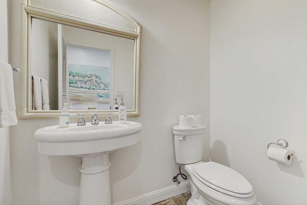 Convenient half bath for added comfort during your stay.