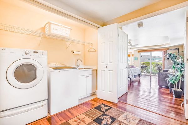 Convenient Home Laundry Area