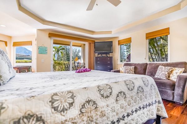 Bright Bedroom With Garden Views