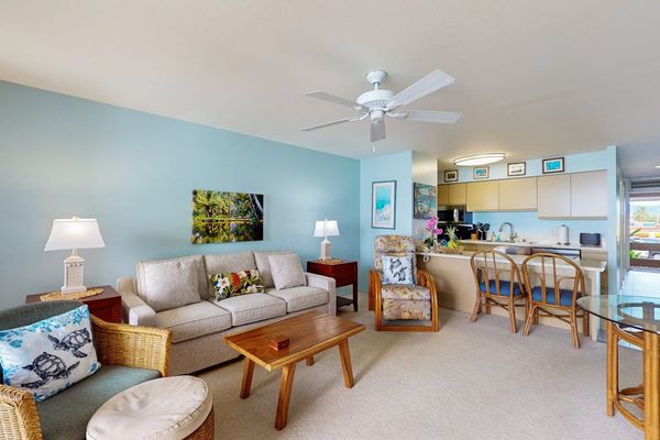 Open living room with comfortable seating for relaxing together