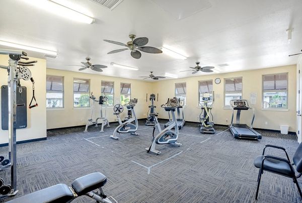 Need to work out on your vacation.  Look at this amazing gym available for your use.