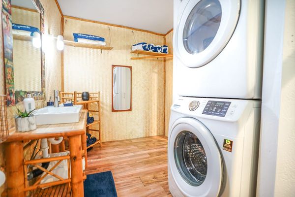 In-unit washer and dryer for added convenience during your stay.