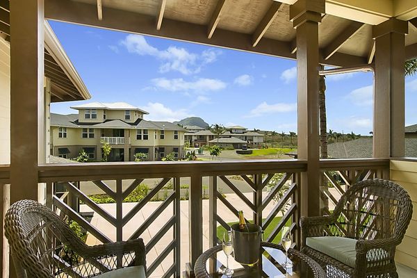 Views off of the private lanai off of the master bedroom.