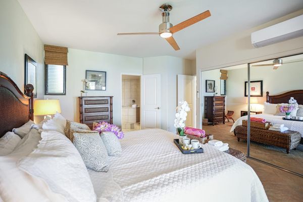 Wake up refreshed in this spacious primary suite