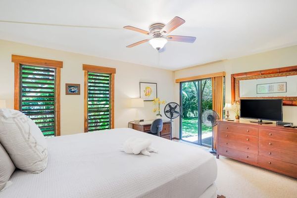 Peaceful king bedroom designed for total relaxation