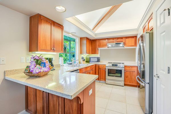Fully remodeled upgraded stainless steel kitchen.