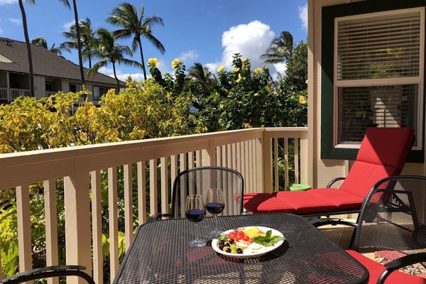 Balcony with outdoor seating for enjoying fresh air