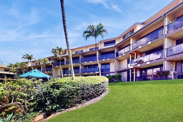 Beautifully Maintained Resort Grounds Under Sunny Skies
