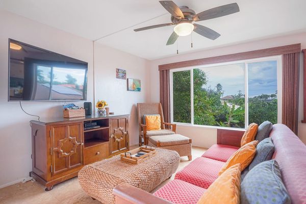 Bright Living Room With Scenic Views
