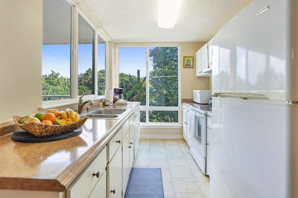 Airy Kitchen With Mountain Views