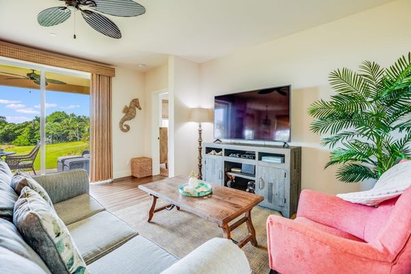 Bright Living Room With Scenic Views