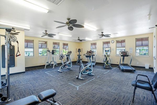 Modern Fitness Center With Strength Equipment
