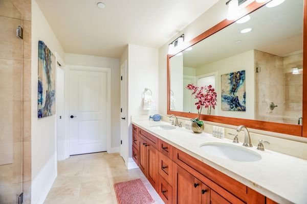 Spa Inspired Bathroom With Dual Vanity
