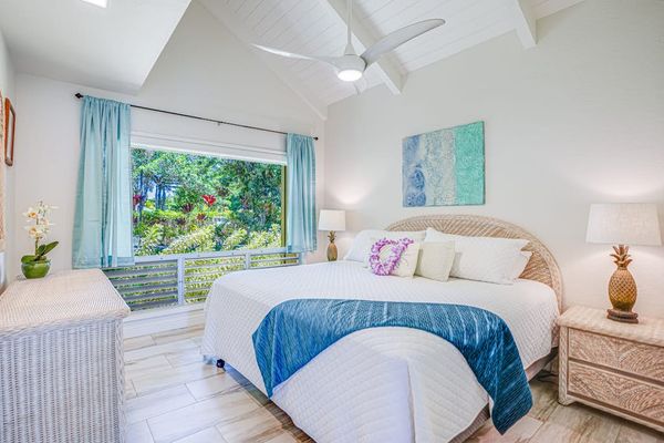 Peaceful primary bedroom designed for a restful night's sleep.