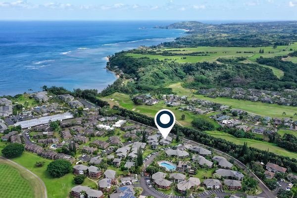 Aerial views of Mauna Kai Resort