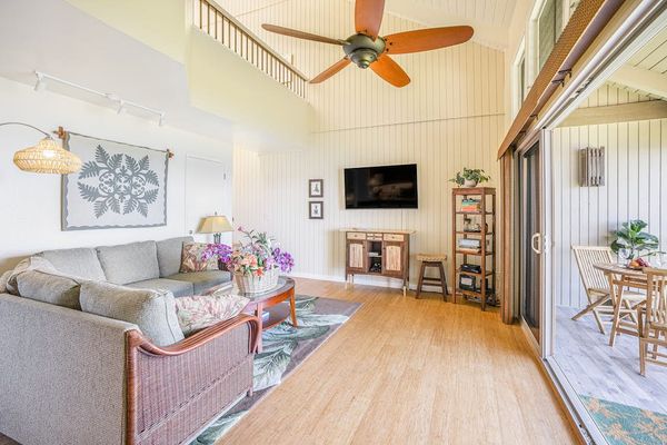 Inviting living room with seamless indoor-outdoor living.