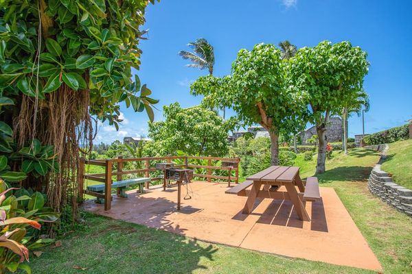 Grill and outdoor seating for your personal use during your stay.