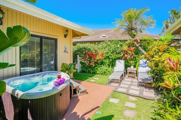 Private Hot Tub In Tropical Courtyard
