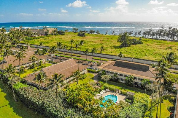 Aerial views of Plantation Hale Resort.