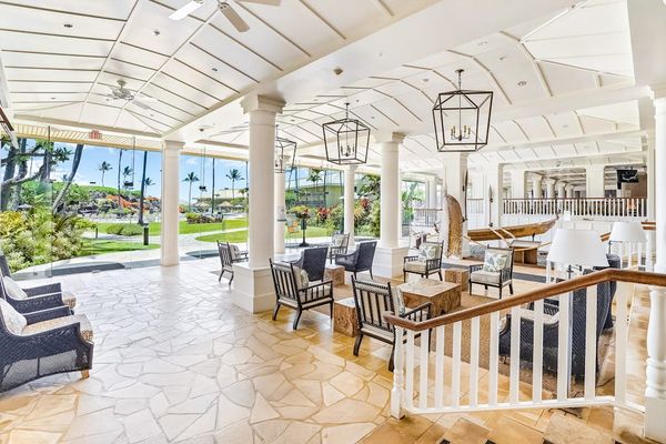 Relaxing Open Air Reception Area